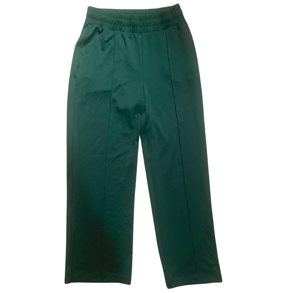 H&M Sport Green Quick Dry Wide Leg Track Pants
